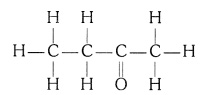 Structure of Butanone