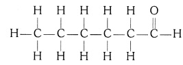 Structure of Hexanal