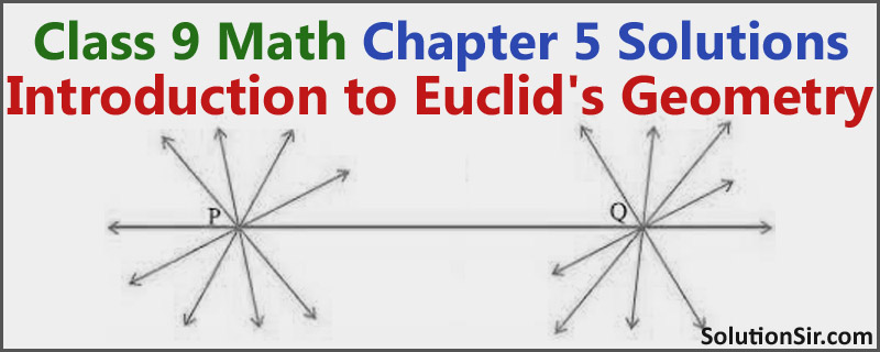 NCERT Solutions for Class 9 Maths Chapter 5